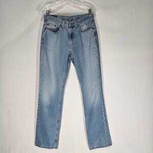 Vintage LEVI'S 505 90's Lower Rise 10" Straight Leg Perfect Mom Jeans Size 8 MIS